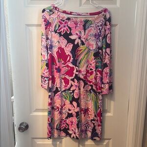 Lilly Pulitzer Pink and Purple Floral Dress